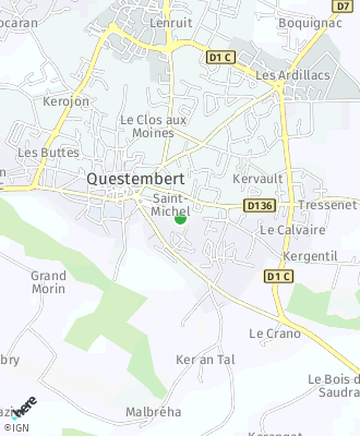 Plan d'accés Mairie de Questembert