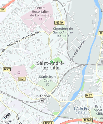 Plan d'accés Mairie de Saint-André