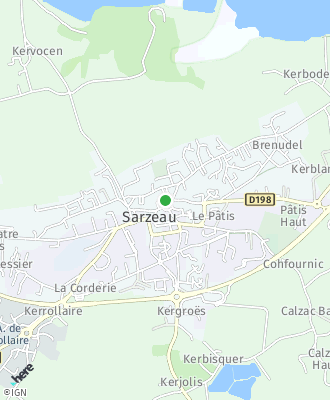 Plan d'accés Mairie de Sarzeau