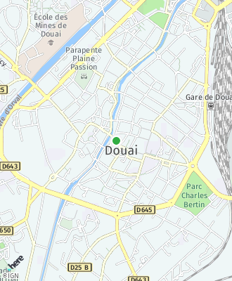Plan d'accés Ville de DOUAI - service population