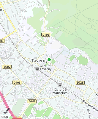 Plan d'accés Mairie de Taverny
