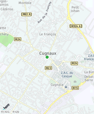 Plan d'accés Mairie de Cugnaux