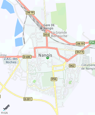 Plan d'accés MAIRIE DE NANGIS