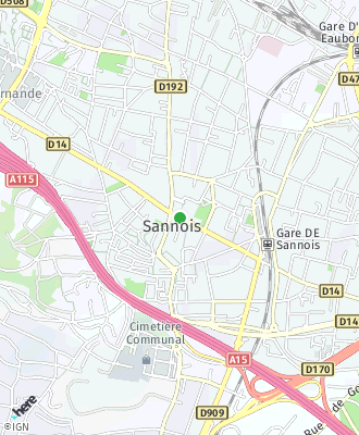 Plan d'accés Ville de Sannois