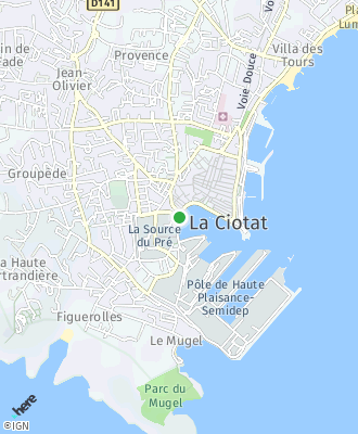 Plan d'accés Mairie de la Ciotat
