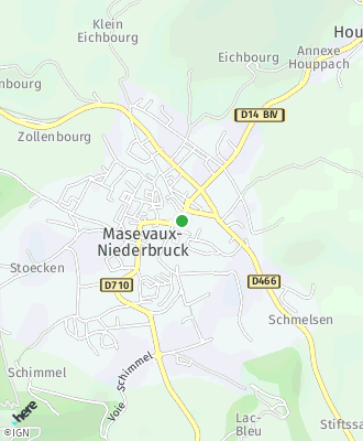 Plan d'accés Mairie de MASEVAUX-NIEDERBRUCK