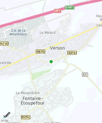 Plan d'accés Mairie de Verson