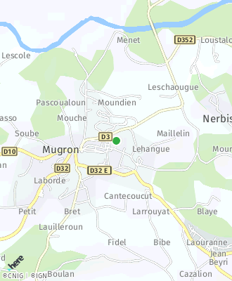 Plan d'accés Commune de Mugron