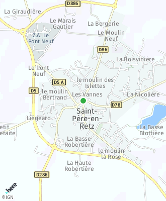 Plan d'accés Mairie Saint Père en Retz