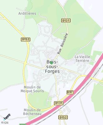 Plan d'accés Mairie de Briis-sous-Forges