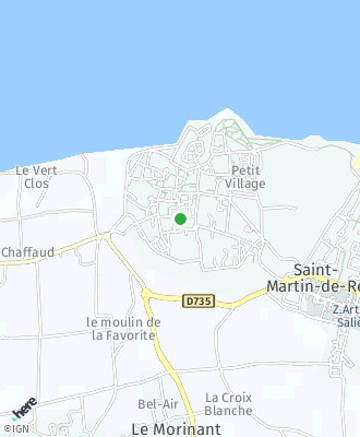 Plan d'accés Mairie de Saint-Martin-de-Ré : Service passeports et cartes d'identité