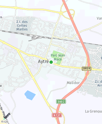 Plan d'accés Mairie de AYTRE
