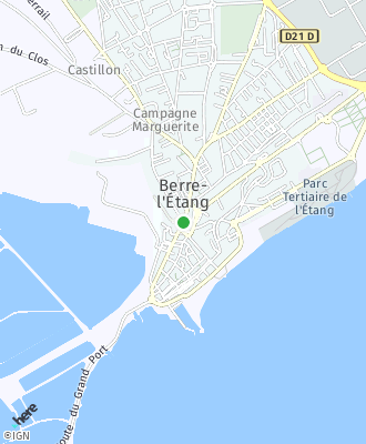 Plan d'accés Mairie de BERRE L'ETANG