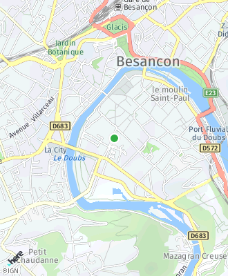 Plan d'accés Mairie de BESANCON