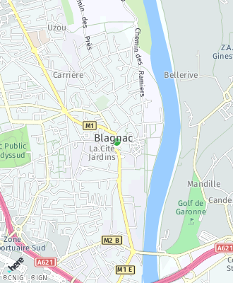 Plan d'accés Mairie de BLAGNAC