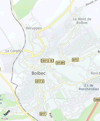 Plan d'accés Mairie de Bolbec