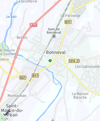 Plan d'accés Mairie de BONNEVAL