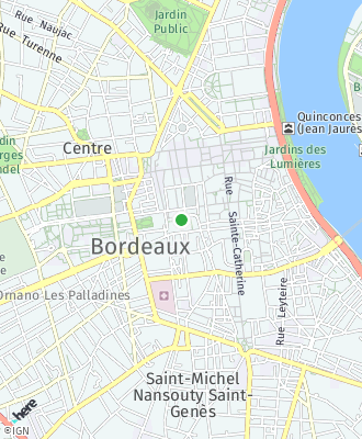 Plan d'accés Mairie de BORDEAUX