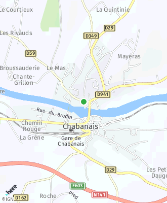 Plan d'accés Mairie de CHABANAIS