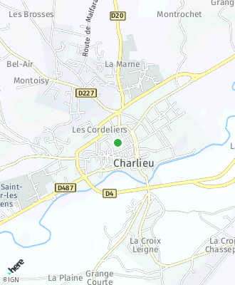 Plan d'accés Mairie de CHARLIEU