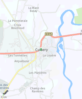 Plan d'accés Mairie de CUISERY