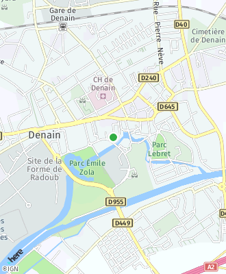 Plan d'accés Mairie de DENAIN