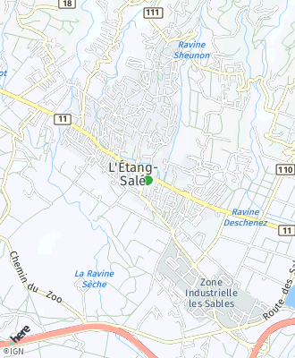 Plan d'accés Mairie de L'ETANG SALE