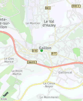 Plan d'accés Mairie de GAILLON