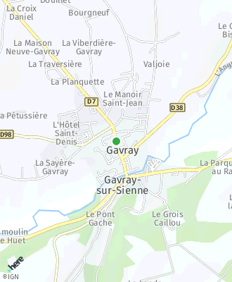 Plan d'accés Mairie de GAVRAY