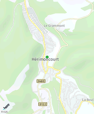 Plan d'accés Mairie de HERIMONCOURT
