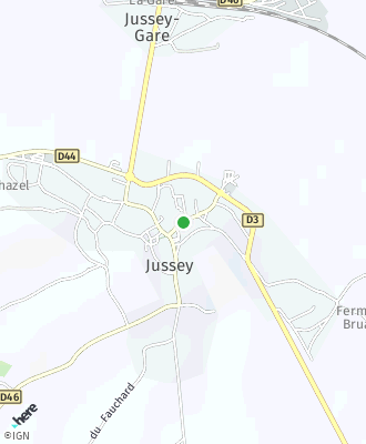 Plan d'accés Mairie de JUSSEY