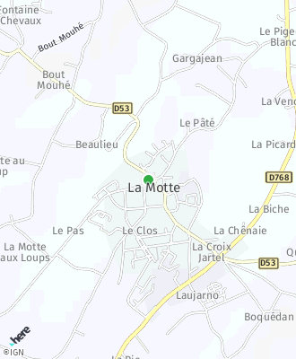 Plan d'accés Mairie de LA MOTTE
