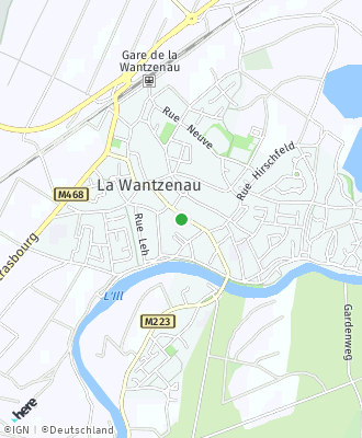 Plan d'accés Mairie de LA WANTZENAU