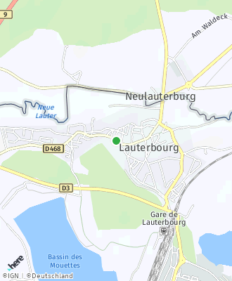 Plan d'accés Mairie de LAUTERBOURG