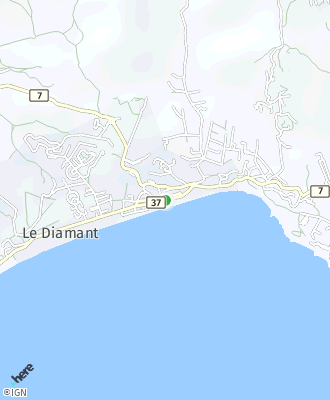 Plan d'accés Mairie de LE DIAMANT