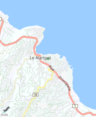 Plan d'accés Mairie du MARIGOT