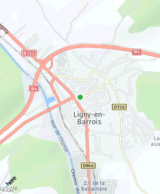 Plan d'accés Mairie de LIGNY EN BARROIS