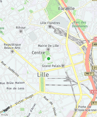 Plan d'accés Mairie de Lille
