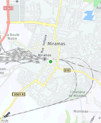 Plan d'accés Mairie de MIRAMAS