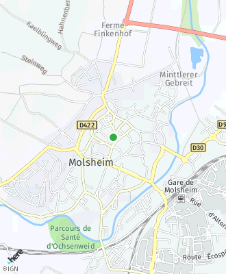 Plan d'accés Mairie de MOLSHEIM