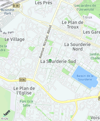 Plan d'accés Mairie de MONTIGNY LE BRETONNEUX