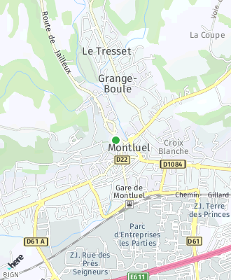 Plan d'accés Mairie de MONTLUEL