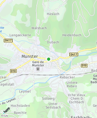 Plan d'accés Mairie de MUNSTER