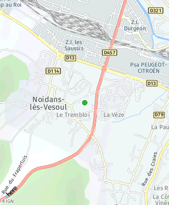 Plan d'accés Mairie de NOIDANS LES VESOUL
