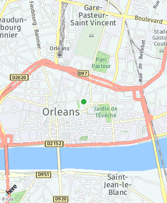 Plan d'accés Mairie d'Orléans