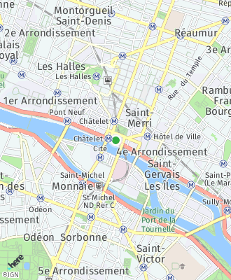 Plan d'accés Mairie de PARIS