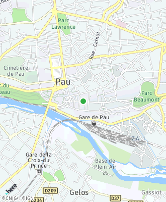 Plan d'accés Mairie de PAU