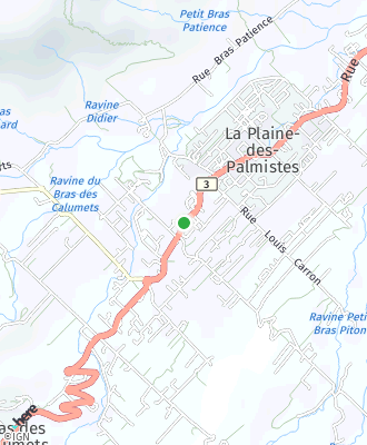Plan d'accés Mairie de PLAINE DES PALMISTES