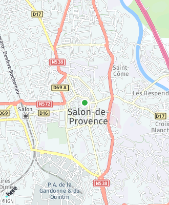 Plan d'accés Mairie de SALON DE PROVENCE