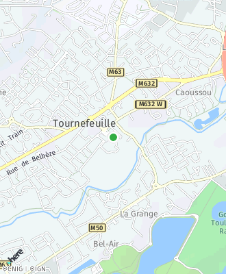 Plan d'accés Mairie de TOURNEFEUILLE